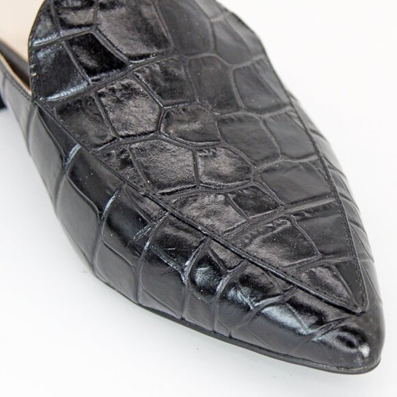 Cole Haan Women's ‘Piper’ Moc Croc Leather Mules Size: 7 B - Picture 6 of 8